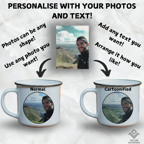 Proprius Customisable Enamel Mug